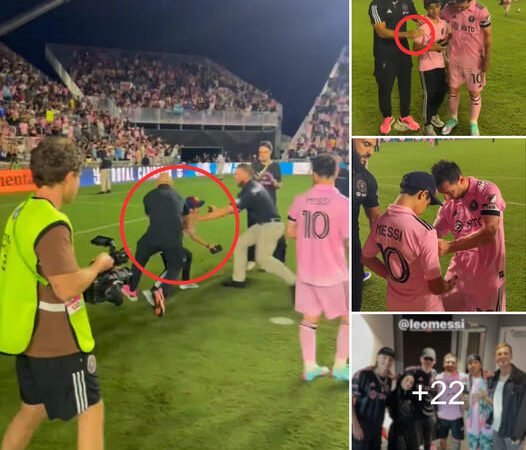 Lionel Messi’s Bodyguard Saves the Day for Young Fan, Then Delivers a Memorable Selfie Moment with Inter Miami Star